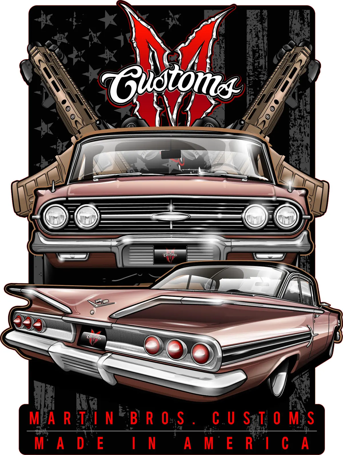 Custom Metal Sign '60 Impala Sign 1