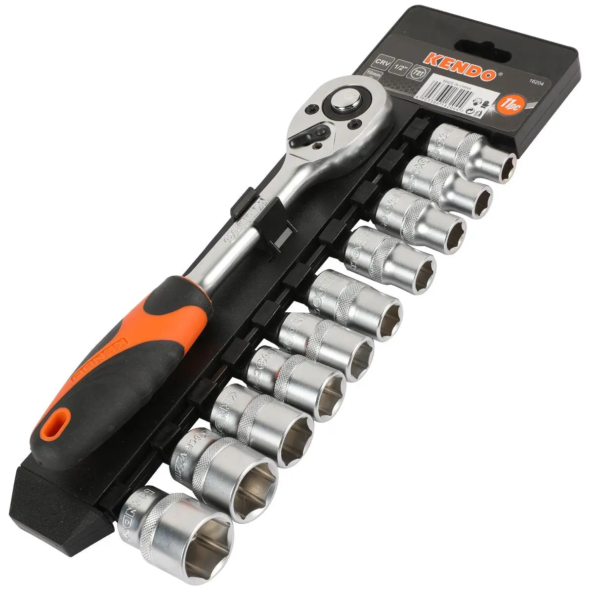 Kendo 1/2" Drive 6-Point Socket Set 11 Piece 1