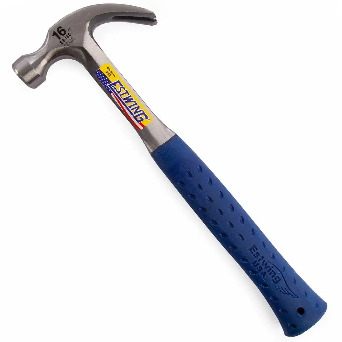 Estwing 16Oz Curved Vinyl Grip Claw Hammer Este316c 1