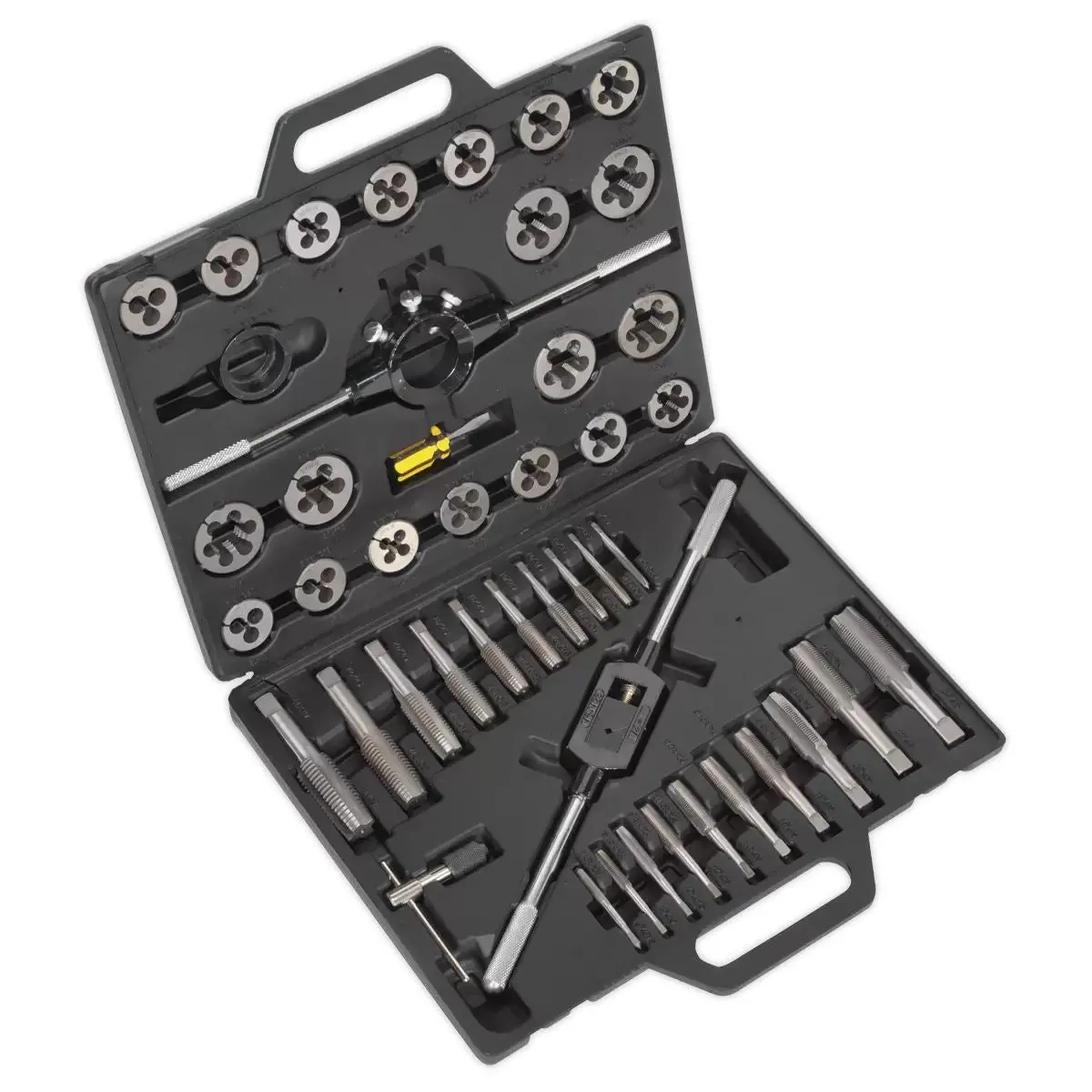 Sealey Ak303imp Imperial Tap & Die Set Split Dies 45Pc 1