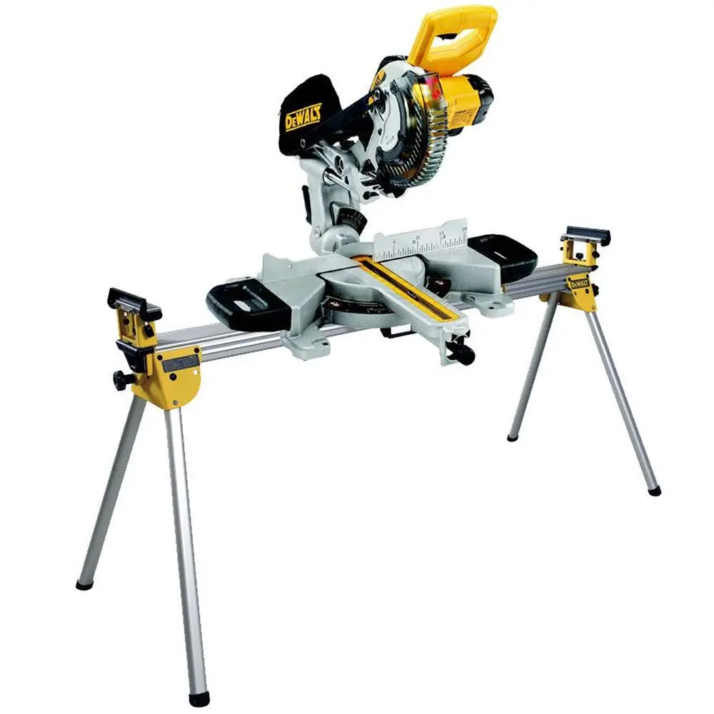 Dewalt Dcs365n 18V Cordless Xps 184Mm Mitre Saw Body With Universal Leg Stand 1