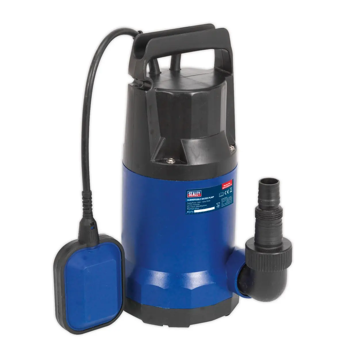 Sealey Wpc235a Submersible Water Pump Automatic 208L/Min 230V 1