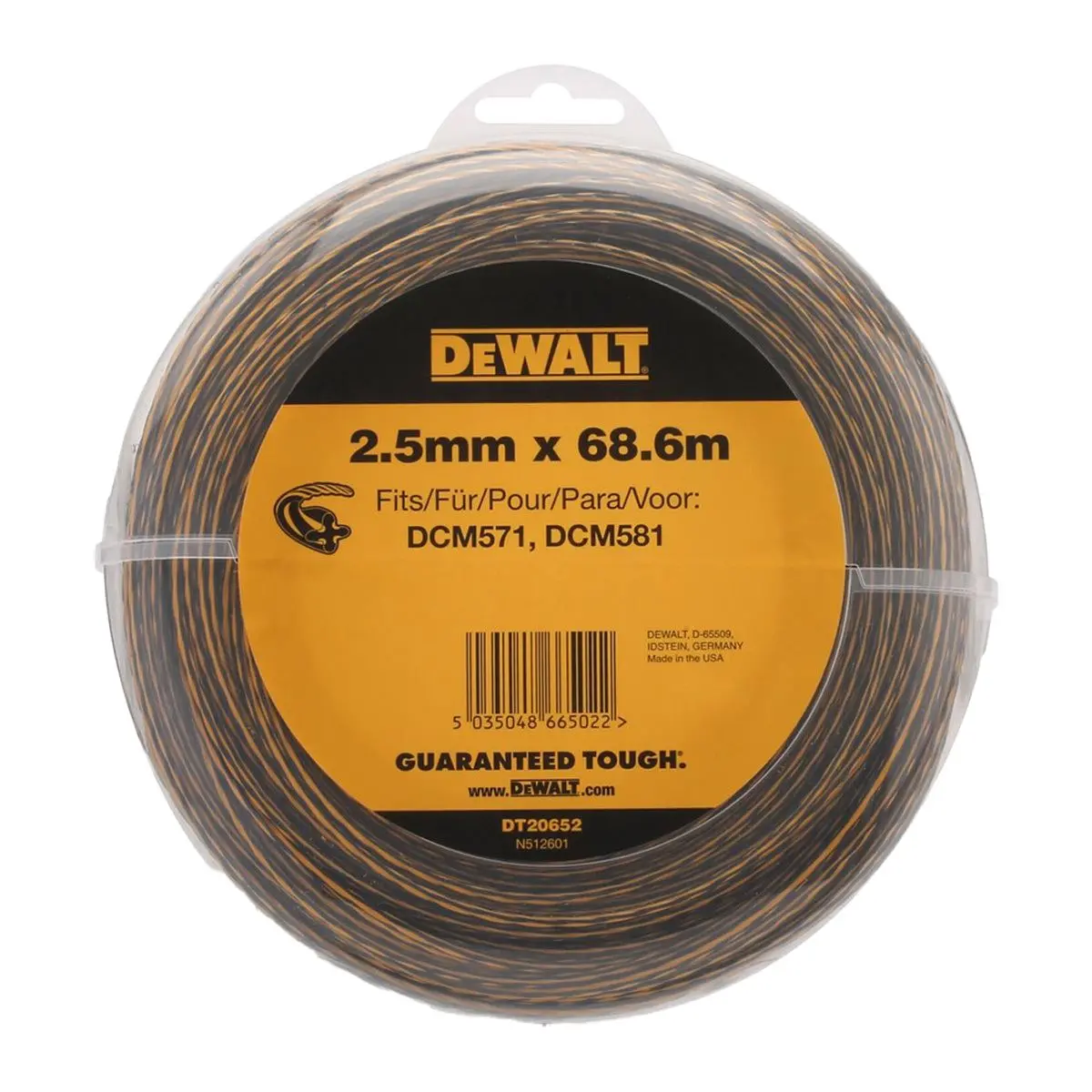 Dewalt Dt20652-Qz String Trimmer Line 2.5Mm X 68.6M 1
