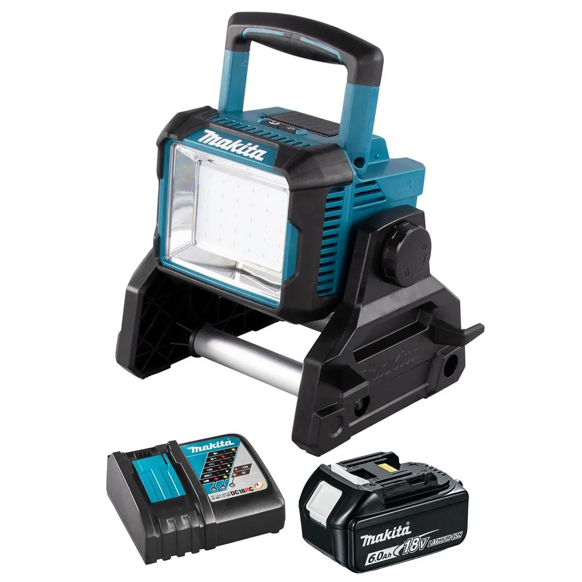 Makita Dml811/1 14.4V - 18V Lxt Li-Ion Cordless Led Worklight With 1 X 6.0Ah Battery & Charger 1