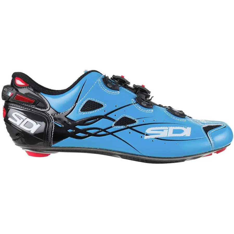Sidi Shot Carbon Road Shoe Man Blue Sky/Black, Size 43 1