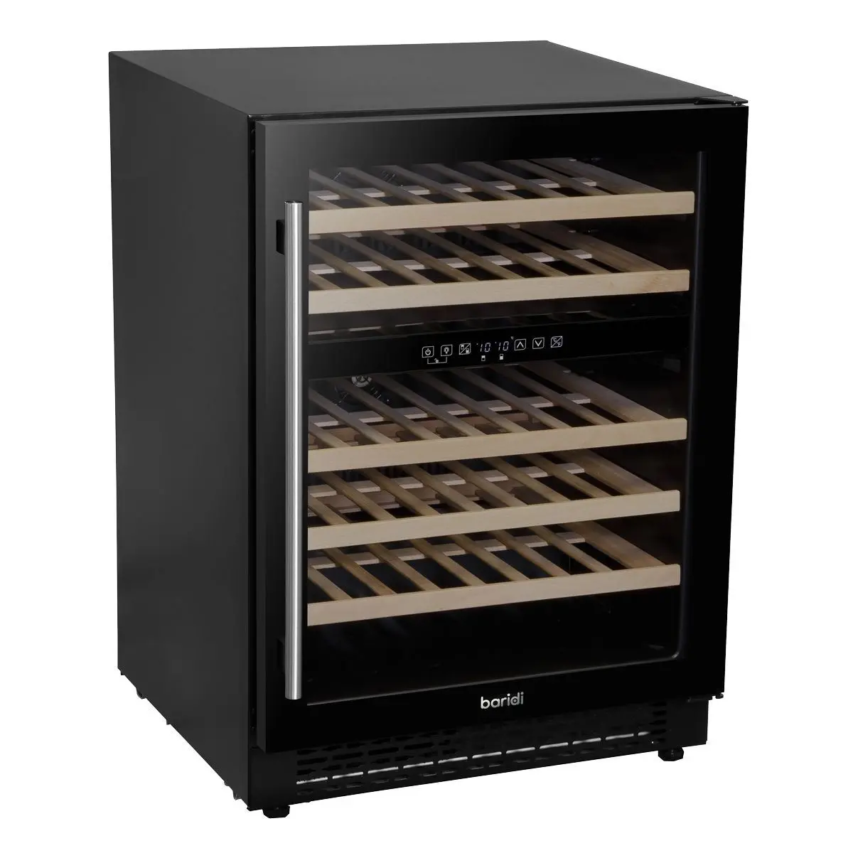 Sealey Dh79 Baridi 46 Bottle Under-Counter/Freestanding Dual Zone Fridge & Cooler 60Cm 230V 1