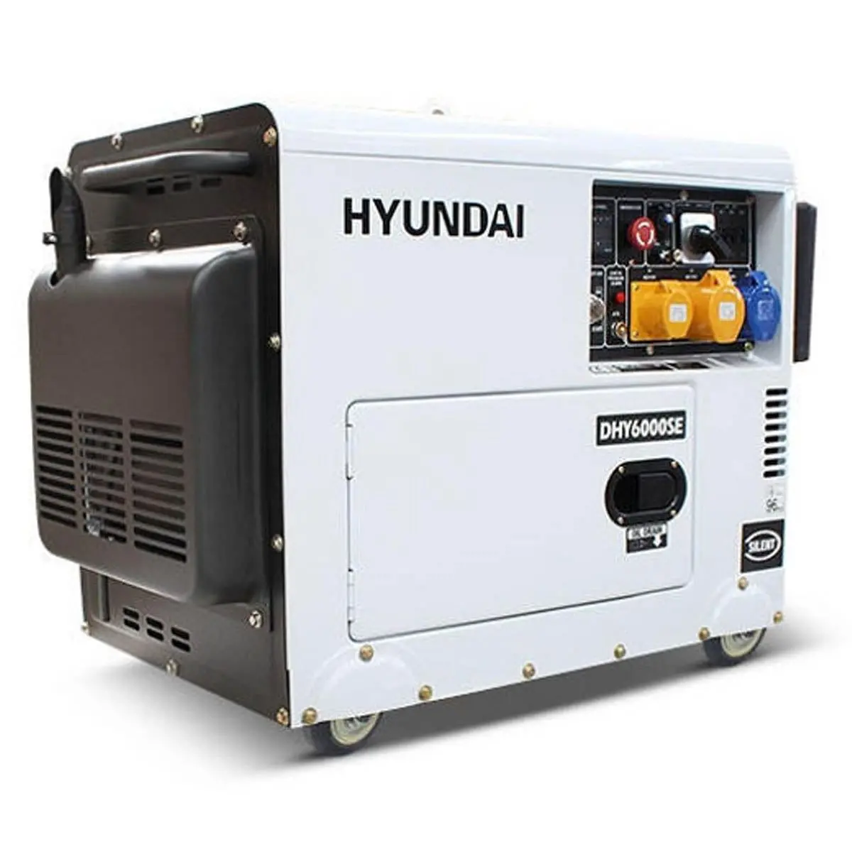 Hyundai Dhy6000se  Diesel Generator, Single Phase Output & Silenced Standby Genset 5.2Kw/230V 1