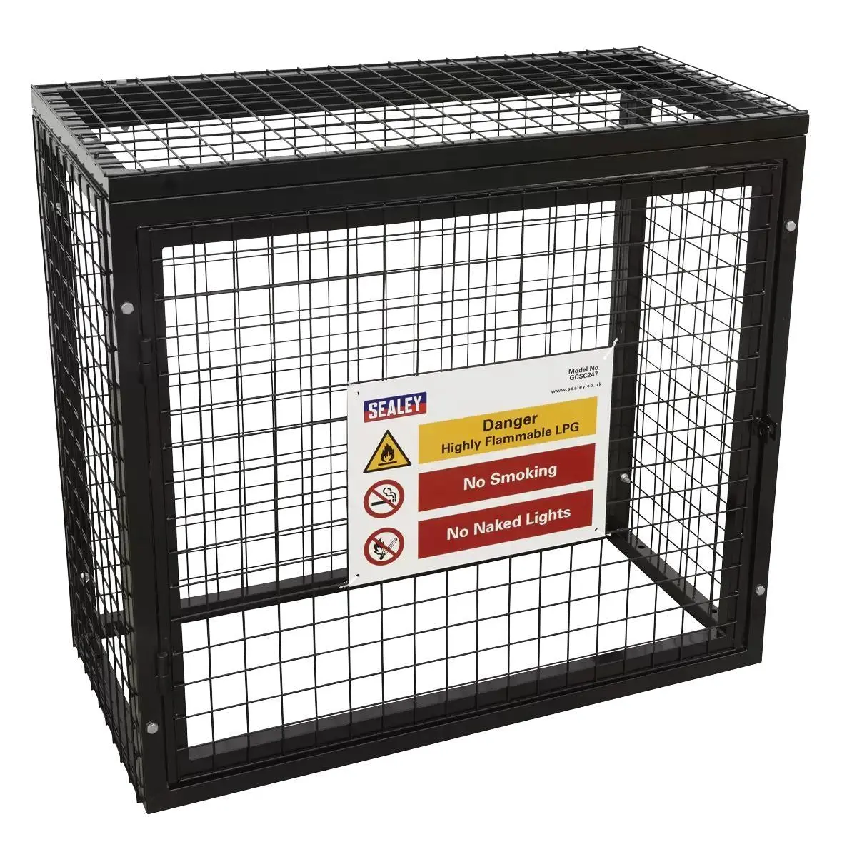 Sealey Gcsc247 Gas Cylinders Safety Cage 2 X 47Kg Cylinders 1
