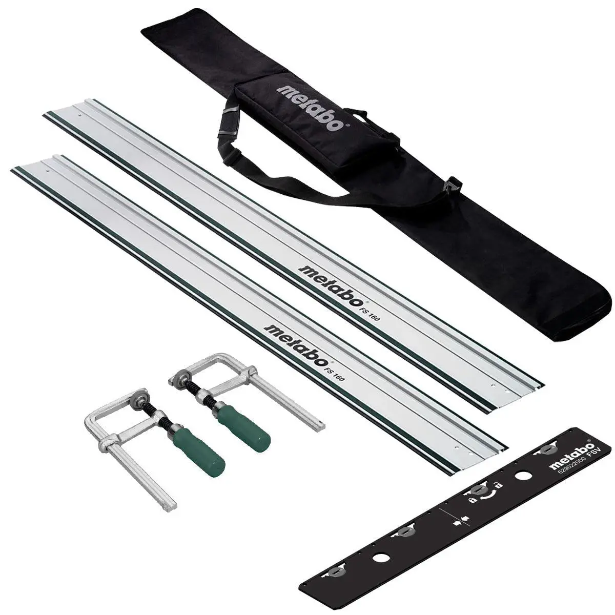 Metabo 1600Mm Guide Rail Kit Uk629011002 1