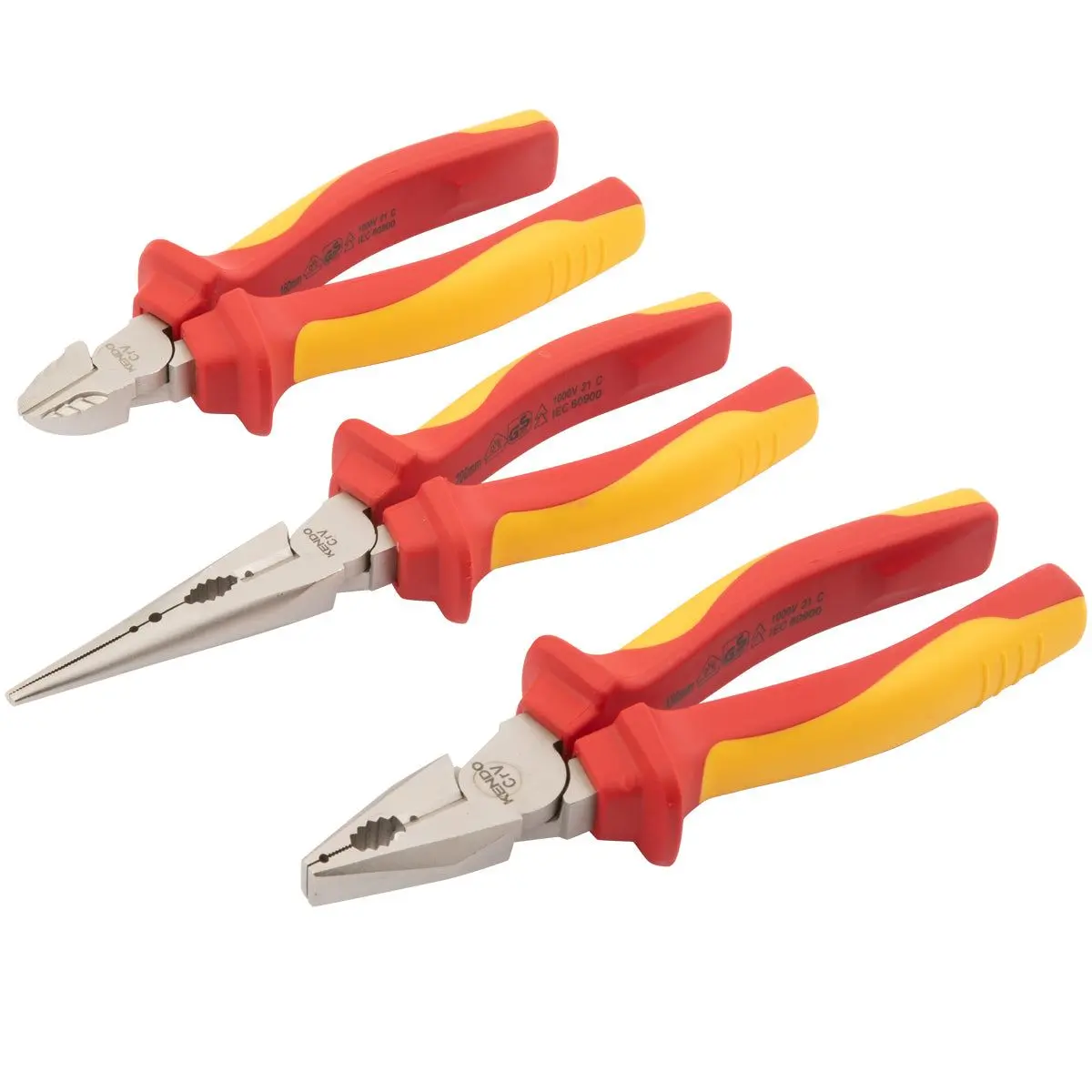Kendo Vde Pliers Set 3 Pieces 1