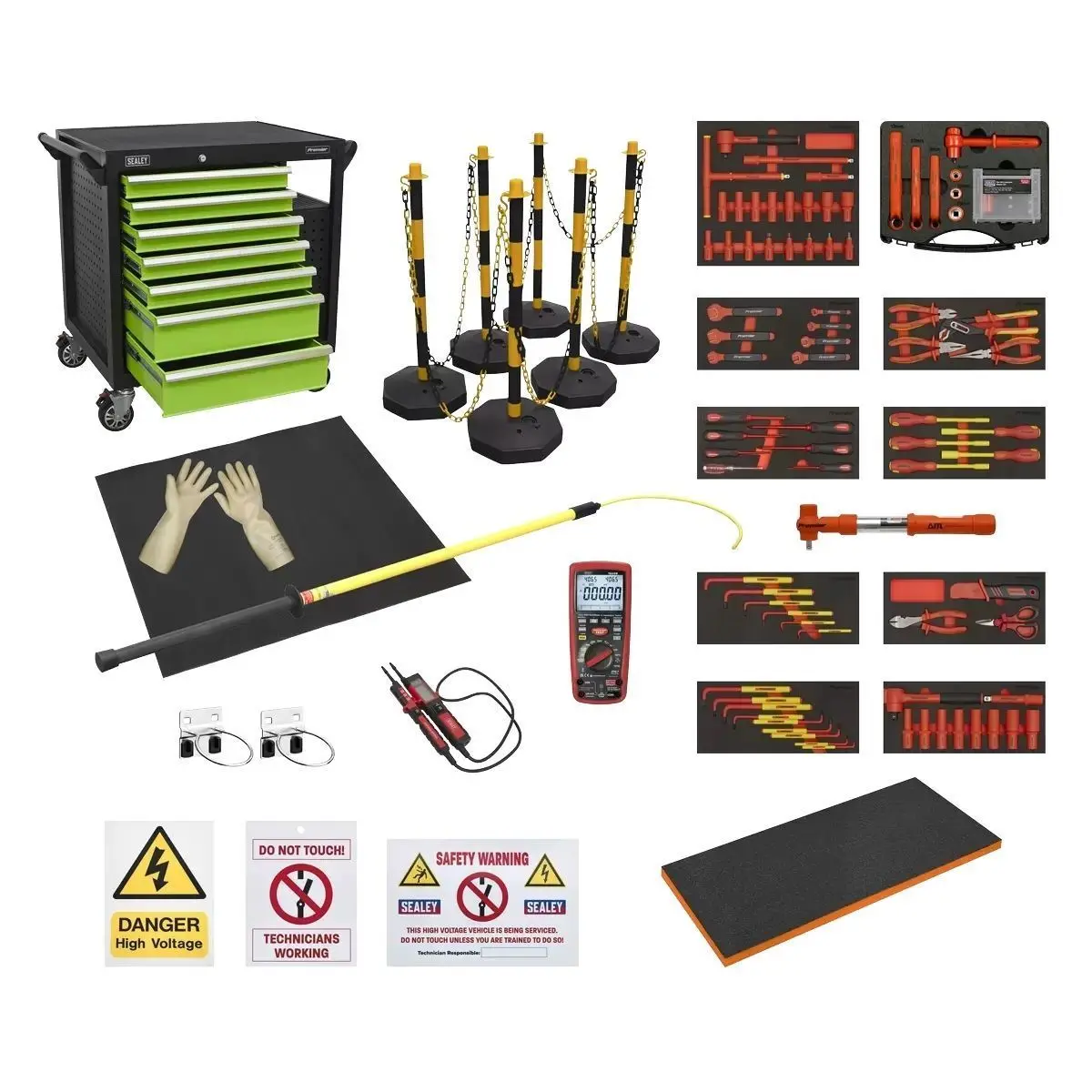 Sealey Hvcom2 Ev/Hybrid Master Tool Kit 23Pc 1