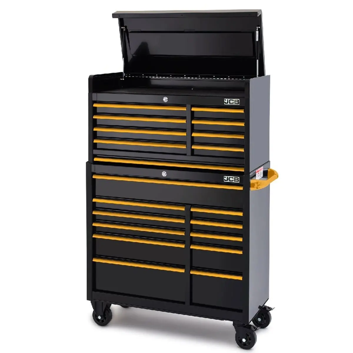Jcb Classic Design 42’’ Roller Cabinet And Top Tool Chest Stack 19 Drawer Jcbstack 1