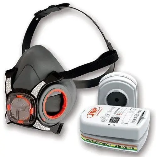 Jsp Force 8 Half-Mask Respirator With Presstocheck Abek1p3 Filters - Bht0c3-0L5-N00 1