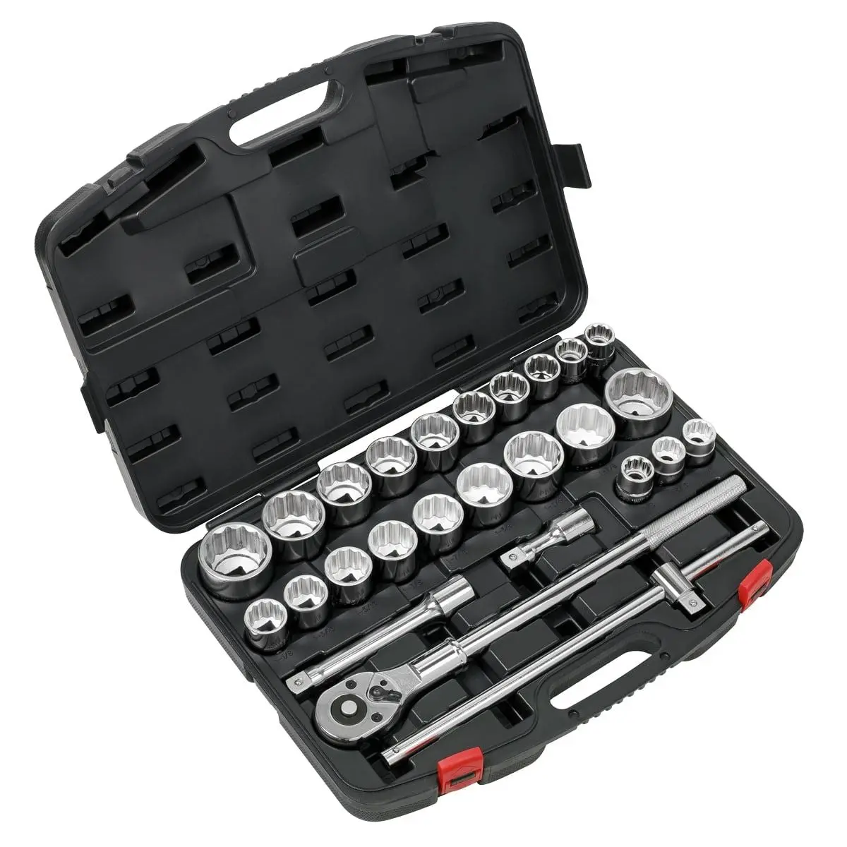 Sealey Ak2584 Socket Set 26Pc 3/4"Sq Drive 12-Point Walldrive 1