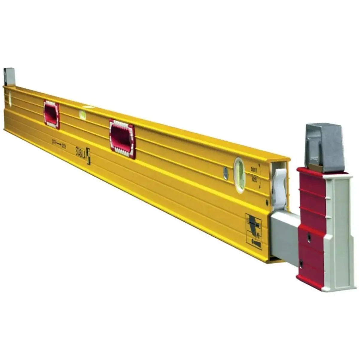 Stabila Tb106t183 106T-183 Extendable Spirit Level 183-315Cm With 3 Vials For Accurate Leveling 17708 1