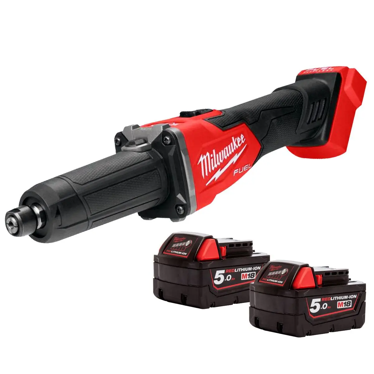 Milwaukee M18fdgrb-0 18V Brushless Braking Die Grinder With 2 X 5.0Ah Battery 1