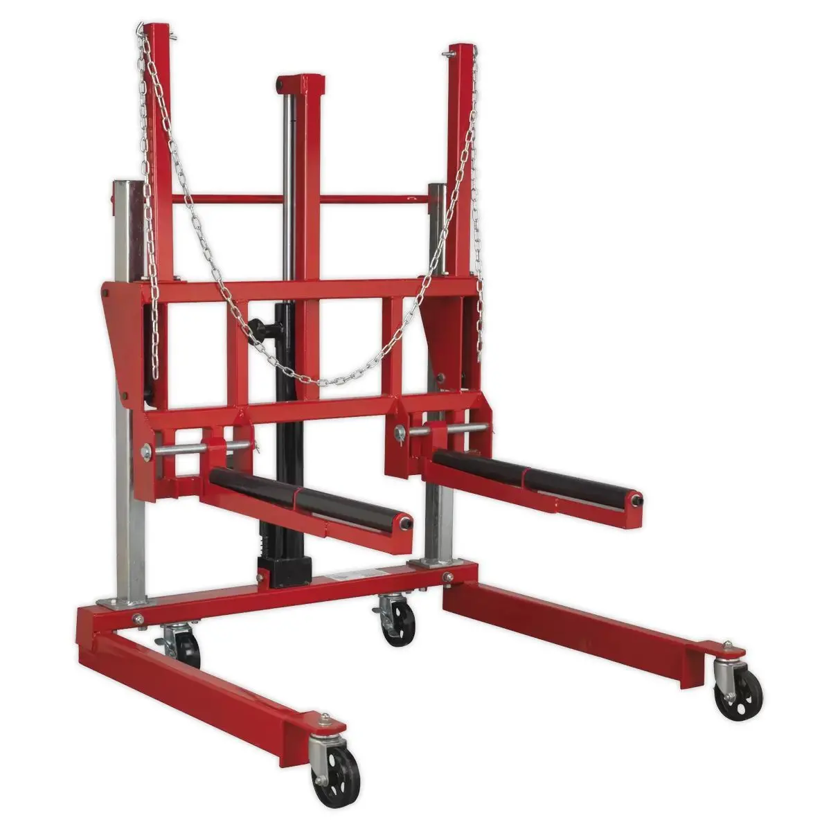 Sealey W508t Wheel Removal Trolley With Adjustable Width 500Kg 1