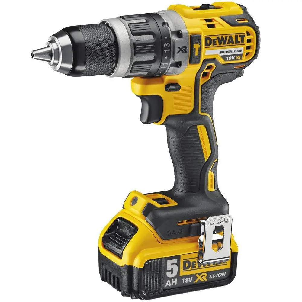 Dewalt Dck266p2-Gb 18V Xr Brushless Twin Pack With 2 X 5.0Ah Batteries Charger In Case - Spl 2