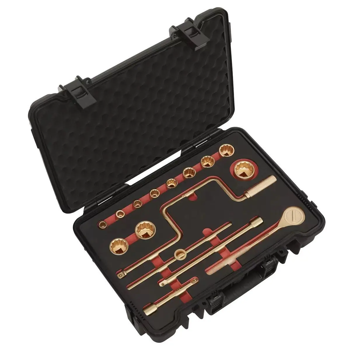 Sealey Ns124 Socket Set 17Pc 1/2Insq Drive Non-Sparking 1