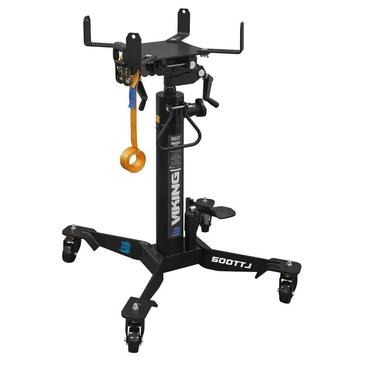 Sealey 500Ttj Transmission Jack 0.5Tonne Vertical Telescopic 1