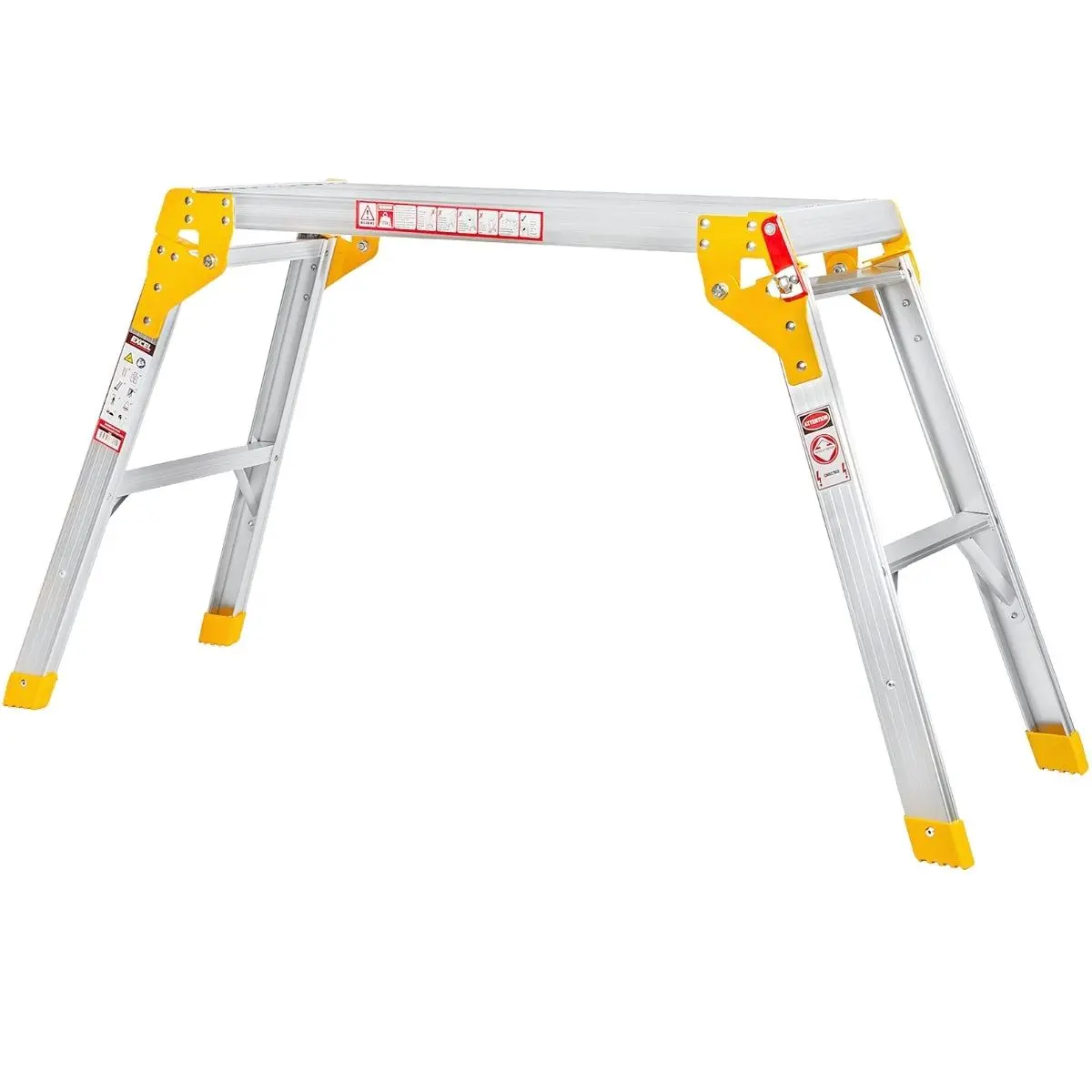 Excel Heavy Duty Aluminium Platform Work Bench Folding Hop Up 300Mm X 700Mm 1