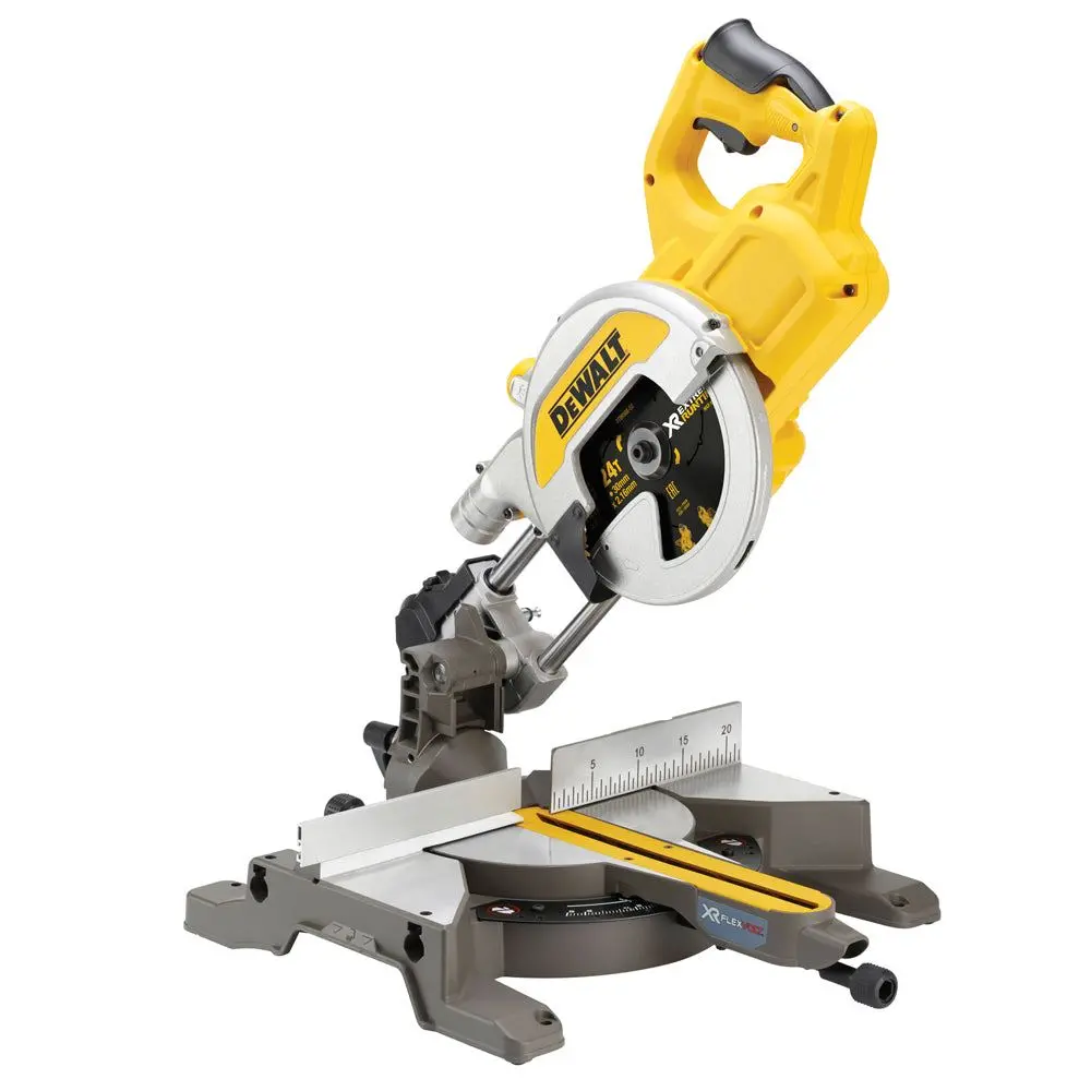 Dewalt Dcs777t2 54V Flexvolt Brushless 216Mm Mitre Saw With 2 X 6.0Ah Batteries, Charger & De7033 Leg Stand 2