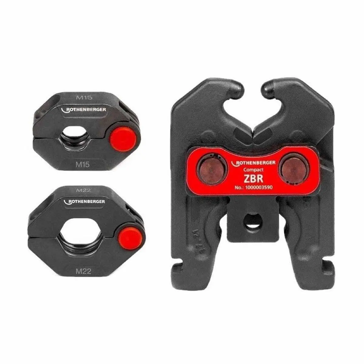 Rothenberger Romax Compact M Profile 15Mm-22Mm Press Ring Set With Actuator 1000004857 1
