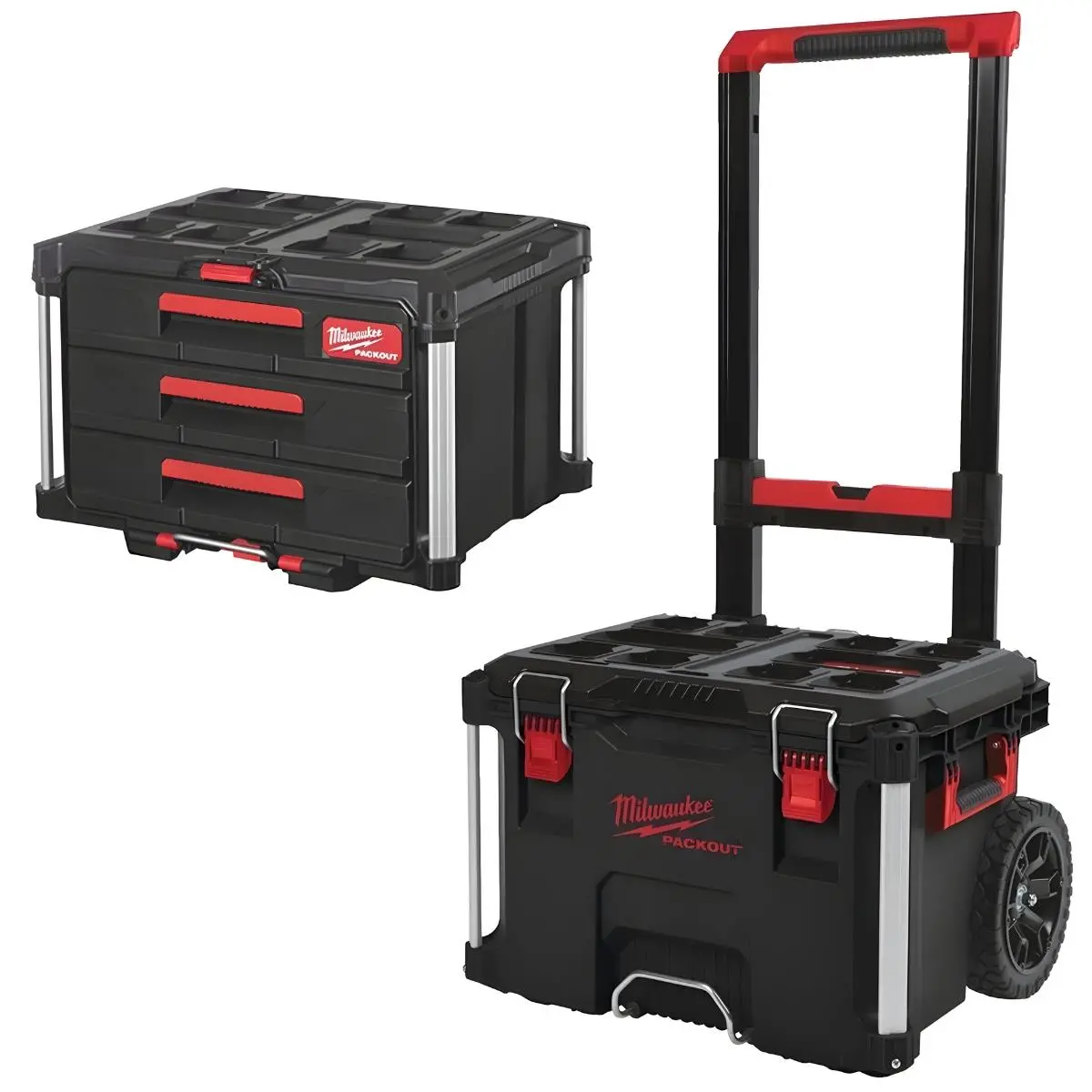 Milwaukee Packout Trolley Case With 3 Drawer Tool Box 1
