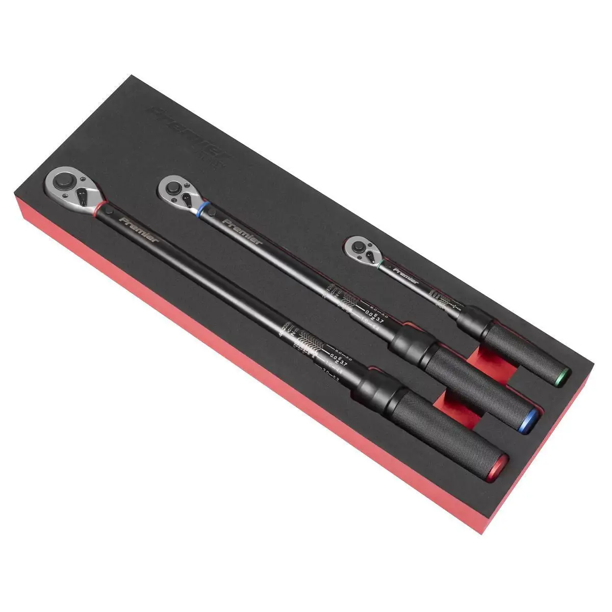 Sealey Stw900setb Torque Wrench Micrometer 3Pc Set Premier Black 1
