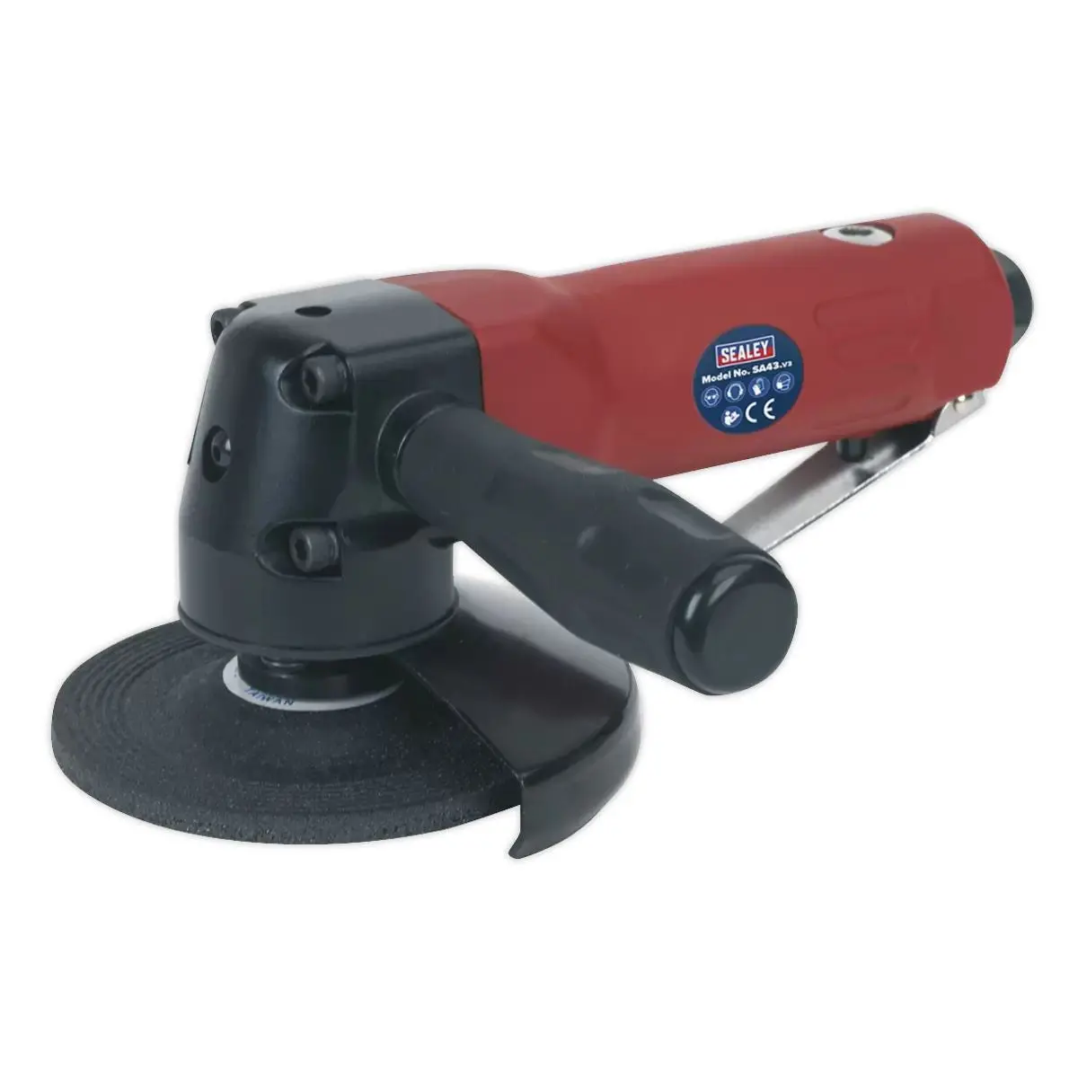 Sealey Sa43 Air Angle Grinder Ø100mm Heavy-Duty 1