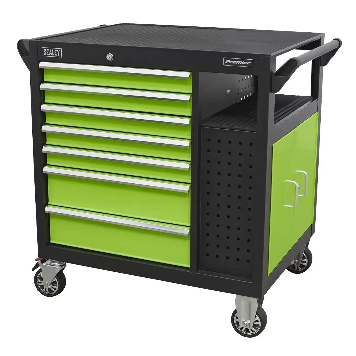 Sealey Ap36mws 7 Drawer Mobile Workstation & Cupboard 920Mm 1