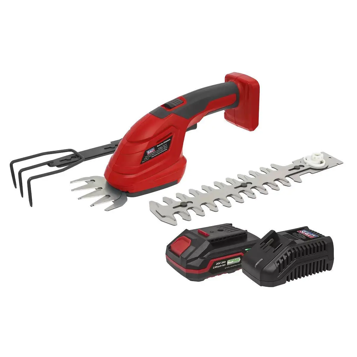 Sealey Cp20vgt3kit1 20V Cordless 3-In-1 Garden Tool Kit With Battery & Charger 2