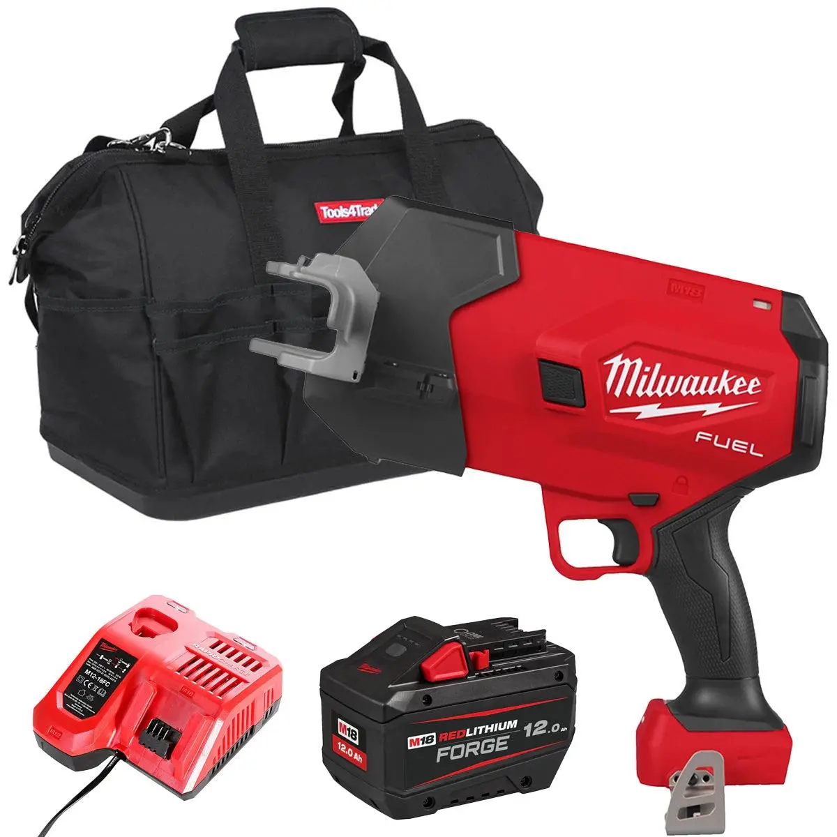 Milwaukee M18fpcs-0 18V M18 Fuel Brushless Steel Pipe Cutter With 1 X 12.0Ah Battery Charger & Bag 1