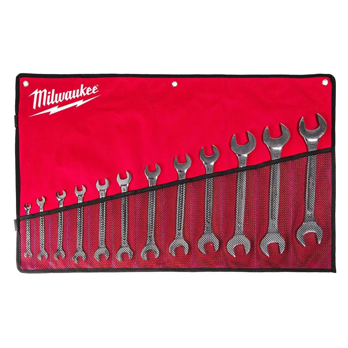 Milwaukee 12 Piece Double Open End Spanner Set 4932492714 1
