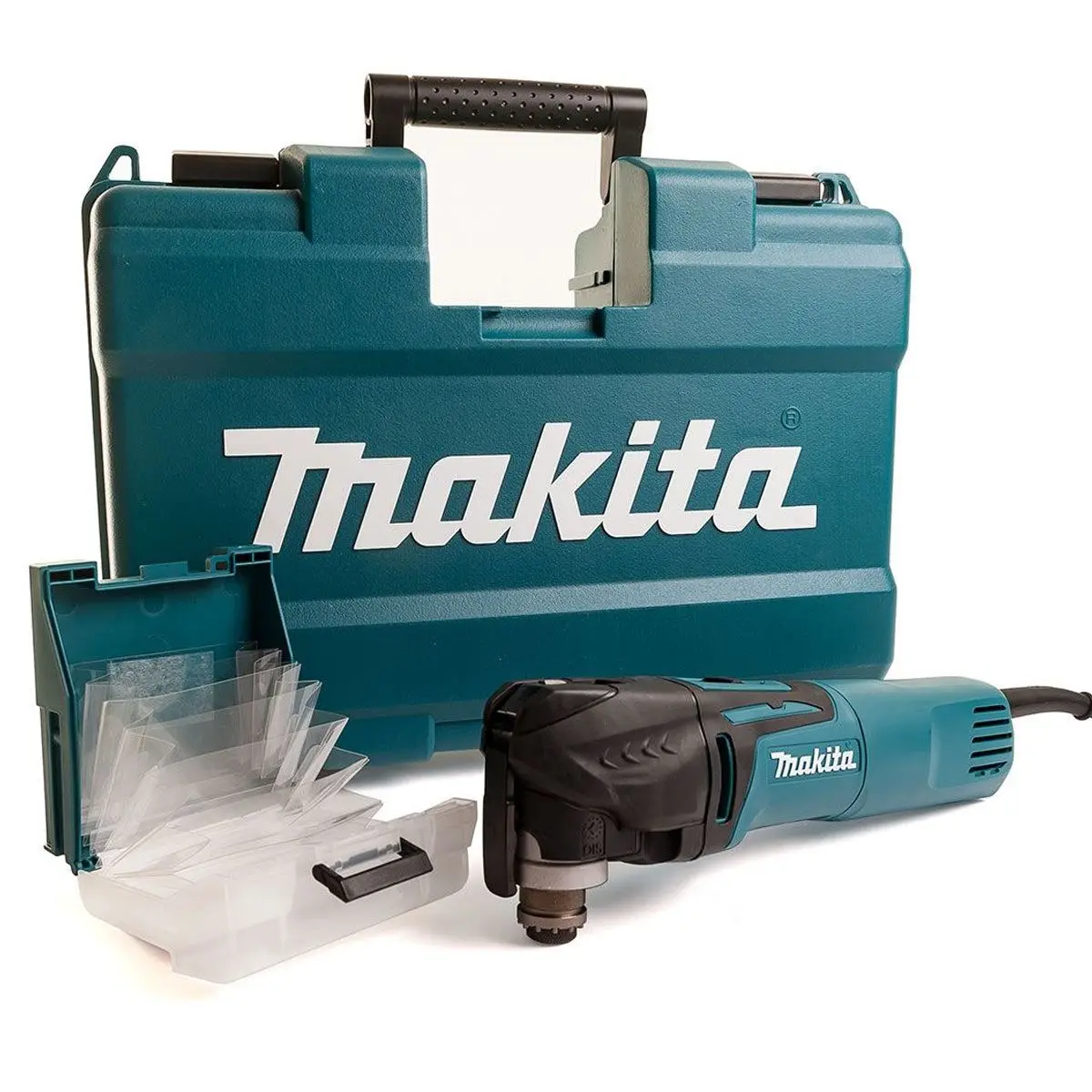 Makita Tm3010ck/2 Oscillating Multi-Tool 320W With Tool-Less Blade Change 240V 1