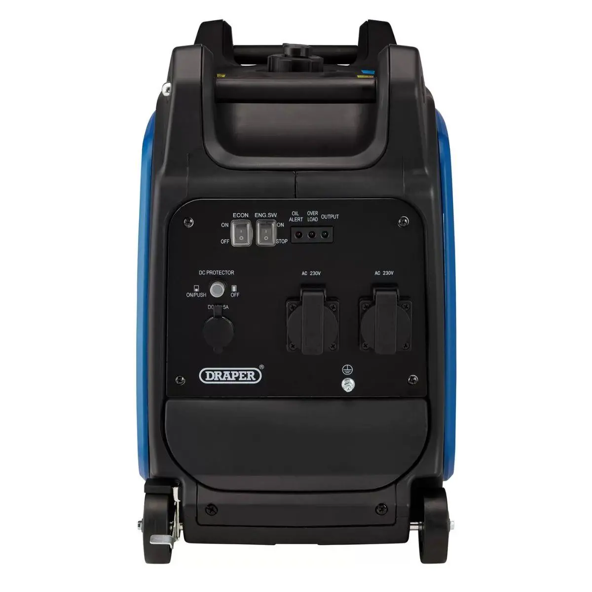 Draper Tools Dgi3500di Petrol Inverter Generator 2800W/230V 95198 2