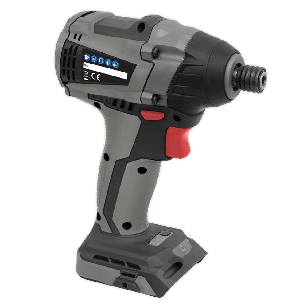 Sealey Cp20vidx Brushless 20V Impact Driver 1/4"Hex 200Nm Body Only 1
