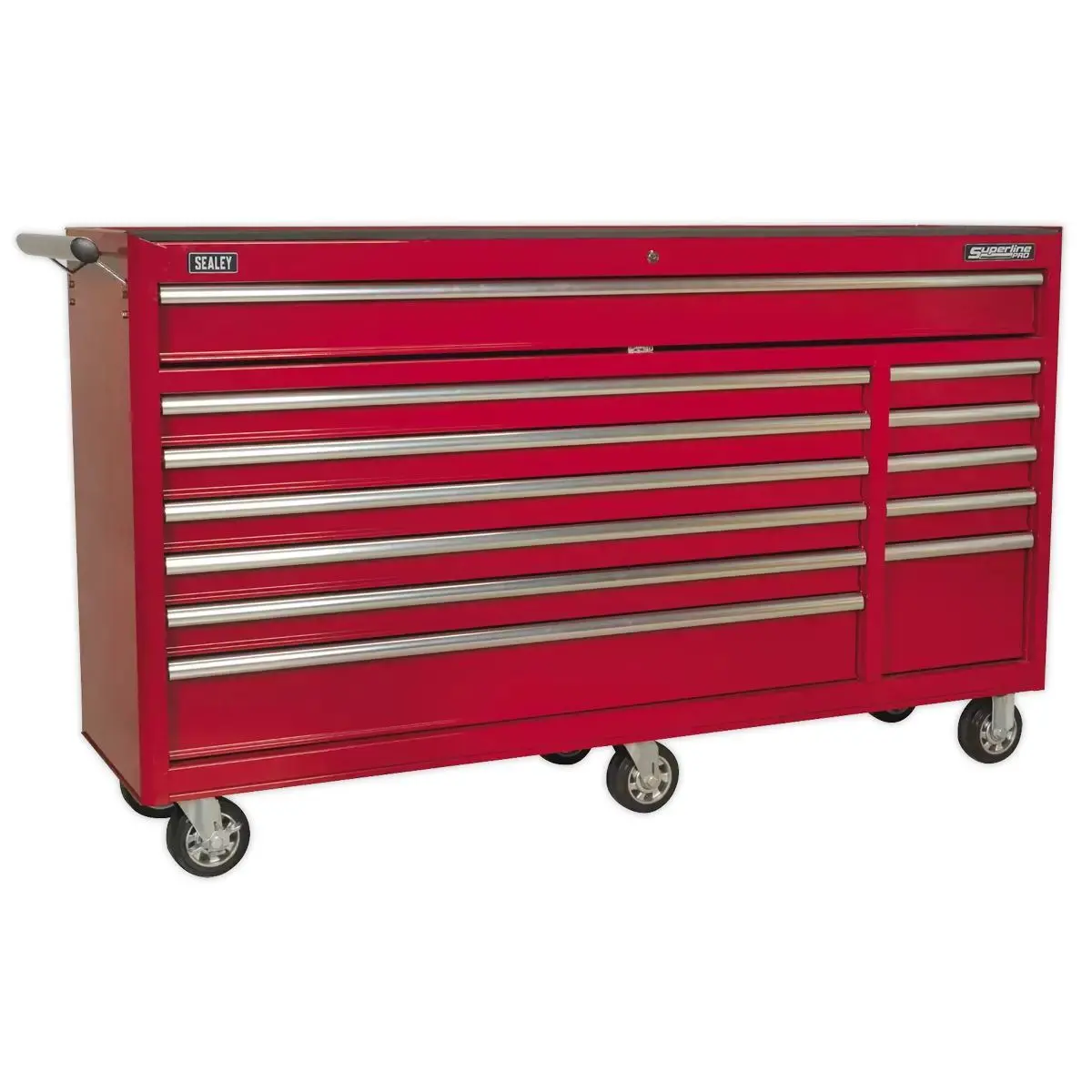 Sealey Ap6612 12 Drawer Rollcab With Ball-Bearing Slides Red 1