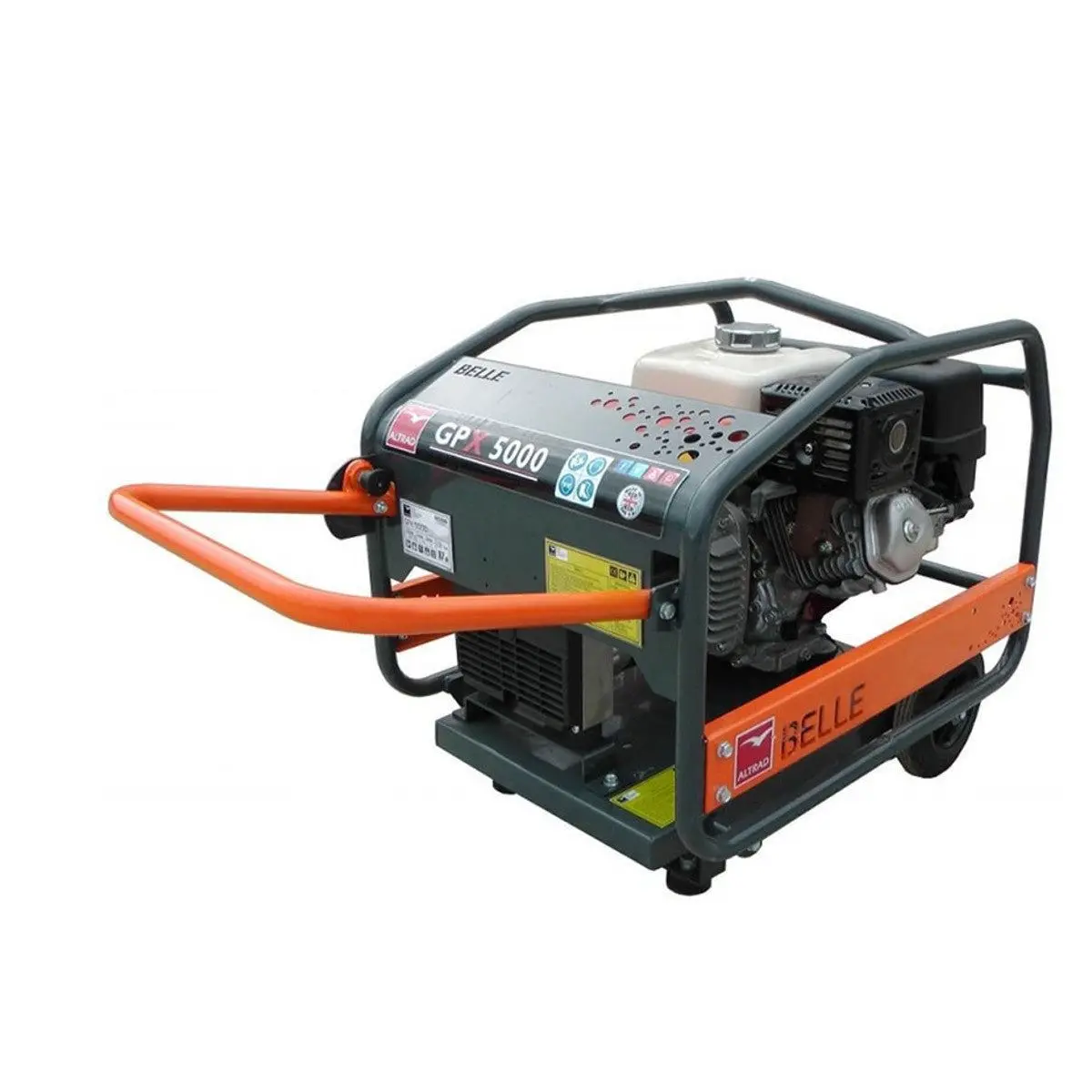 Belle G5001ws Gpx 5000 Honda Petrol Stackable Generator C/W Wheel Kit Reliable Power Solution 1