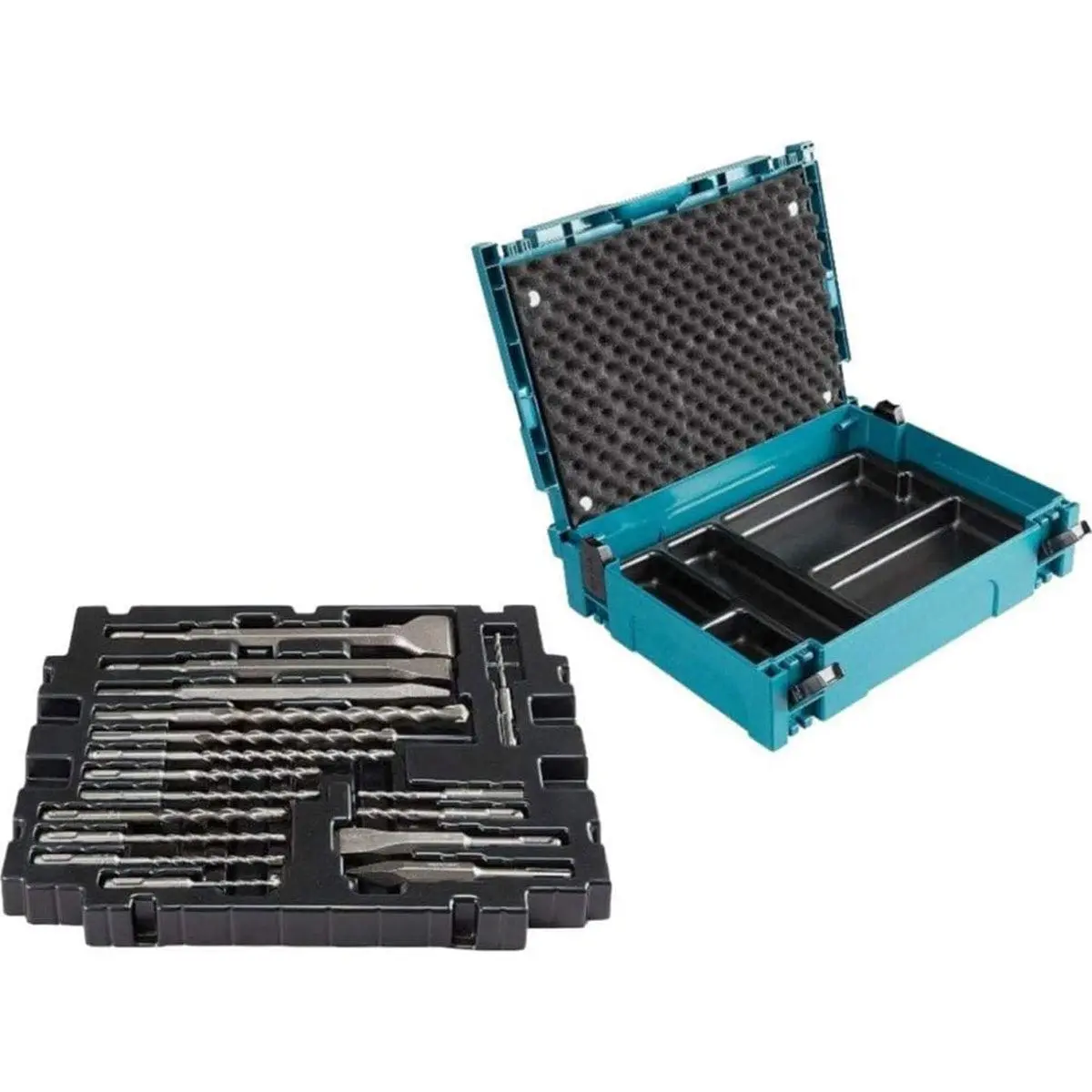 Makita B-52059 Sds Plus Drill Bit & Chisel Set Of 17 Piece In Makpac Case 1