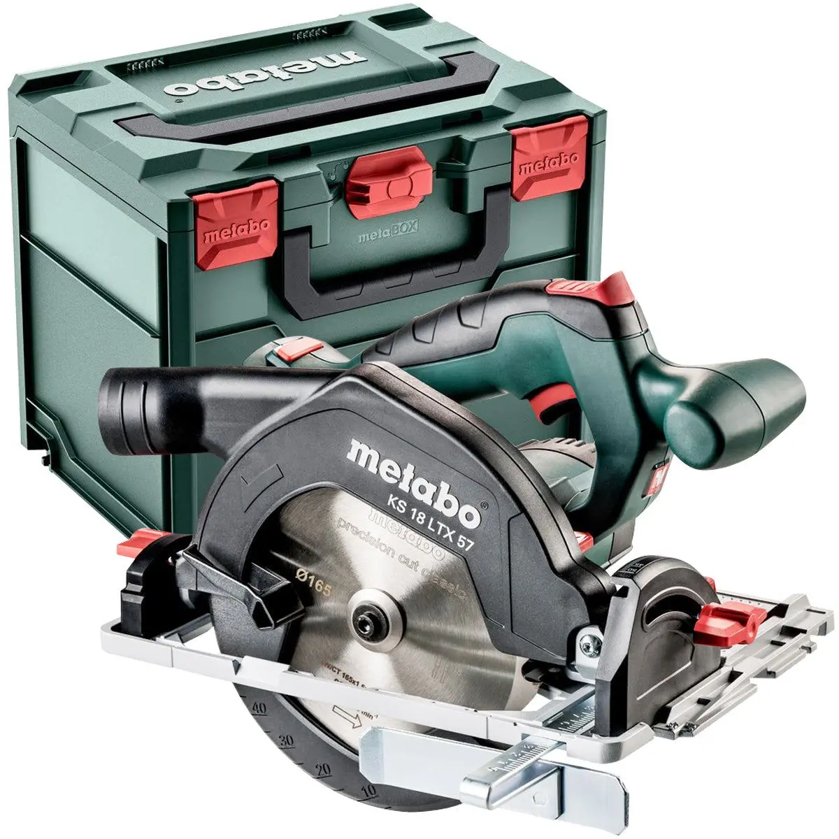Metabo Ks 18 Ltx 57 18V 165Mm Circular Saw Body Only In Metabox 601857840 1