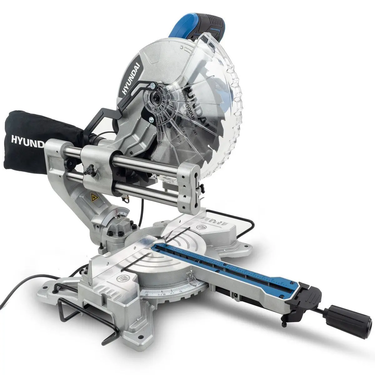 Hyundai Hyms2000e Electric Mitre Saw / Chop Saw With 255Mm Blade 230V/2000W 1