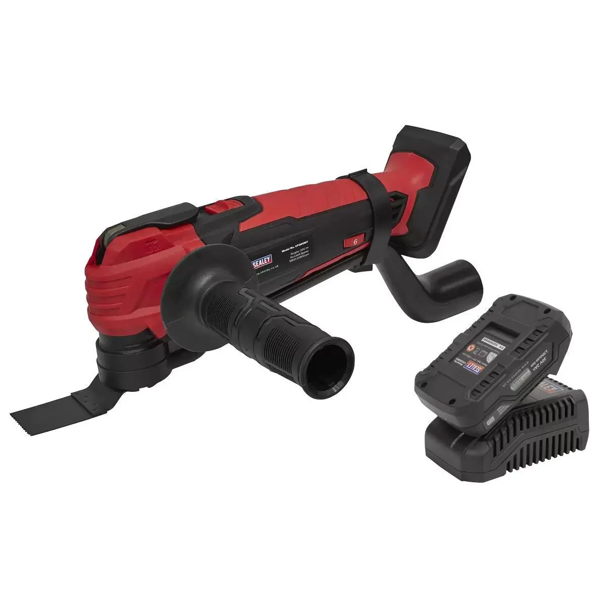 Sealey Cp20vmtkit1 20V Cordless Oscillating Multi-Tool Kit With Battery & Charger 2