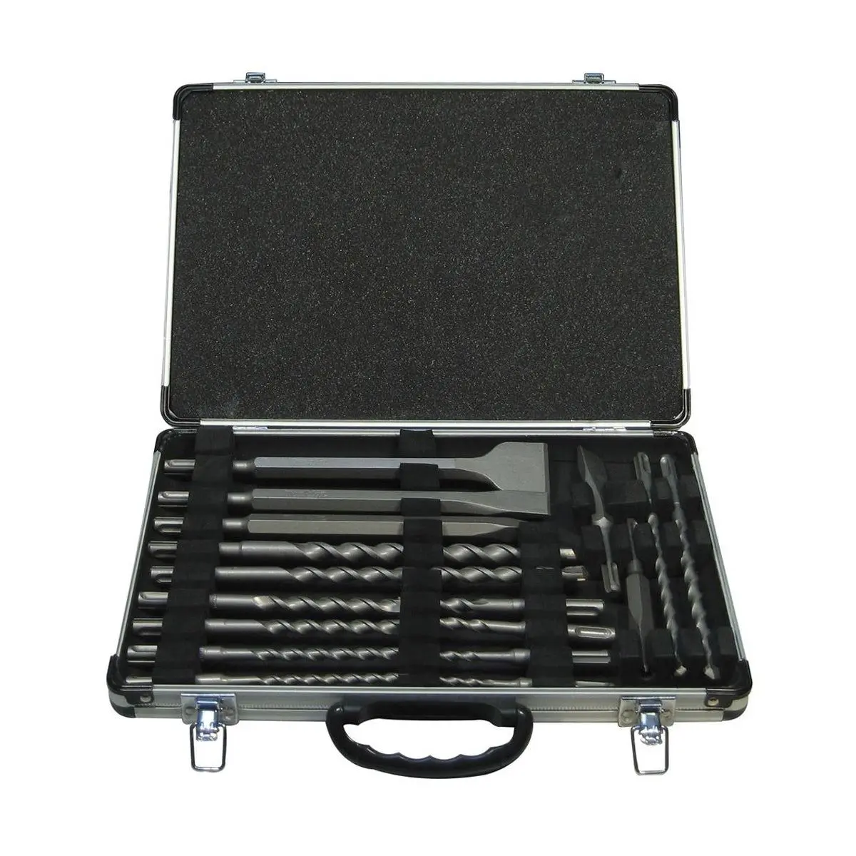 Makita D-21200 Sds Plus Drill & Chisel Set Of 17 Piece In Aluminium Case 1
