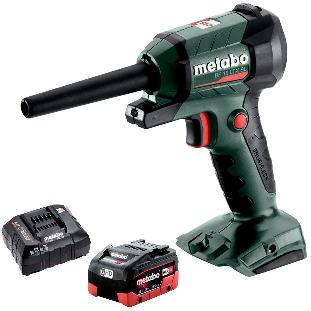 Metabo Bp 18 Ltx Bl 18V Brushless Blower With 1 X 5.5Ah Battery & Charger 1
