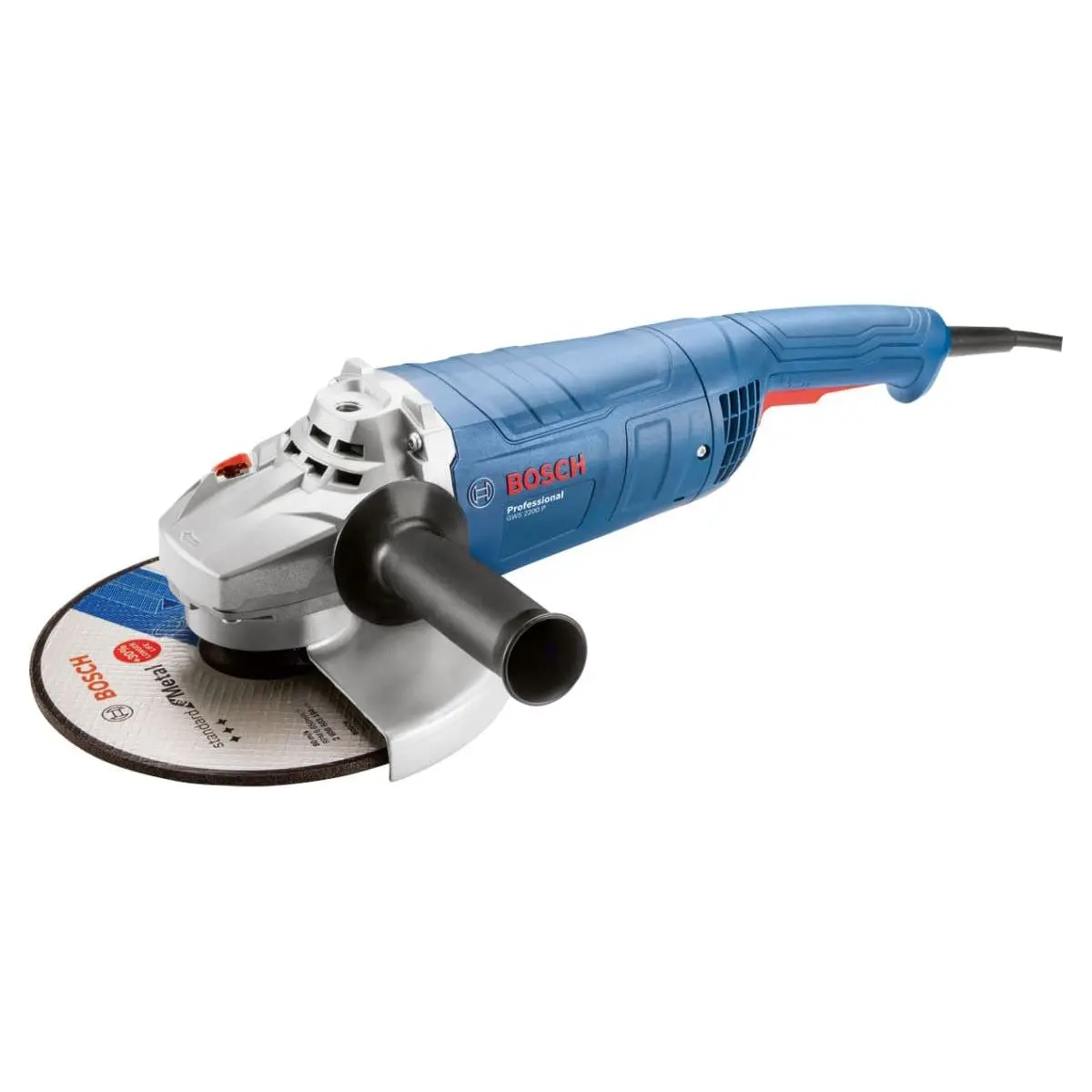 Bosch Gws 2200 P Professional 230Mm Angle Grinder With Protection Switch 240V/2200W 06018F4170 1