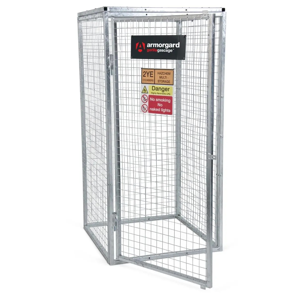 Armorgard Ggc5 Gorilla Gas Cage 912Mm X 966Mm X 1831Mm Heavy-Duty Secure Storage For Gas Cylinders 1