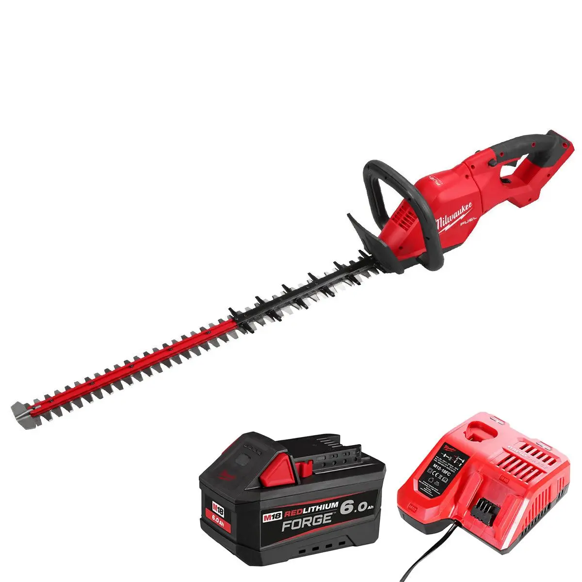 Milwaukee M18fhet75g2-0 18V Fuel Brushless 75Cm Hedge Trimmer With 1 X 6.0Ah Battery & Charger 1