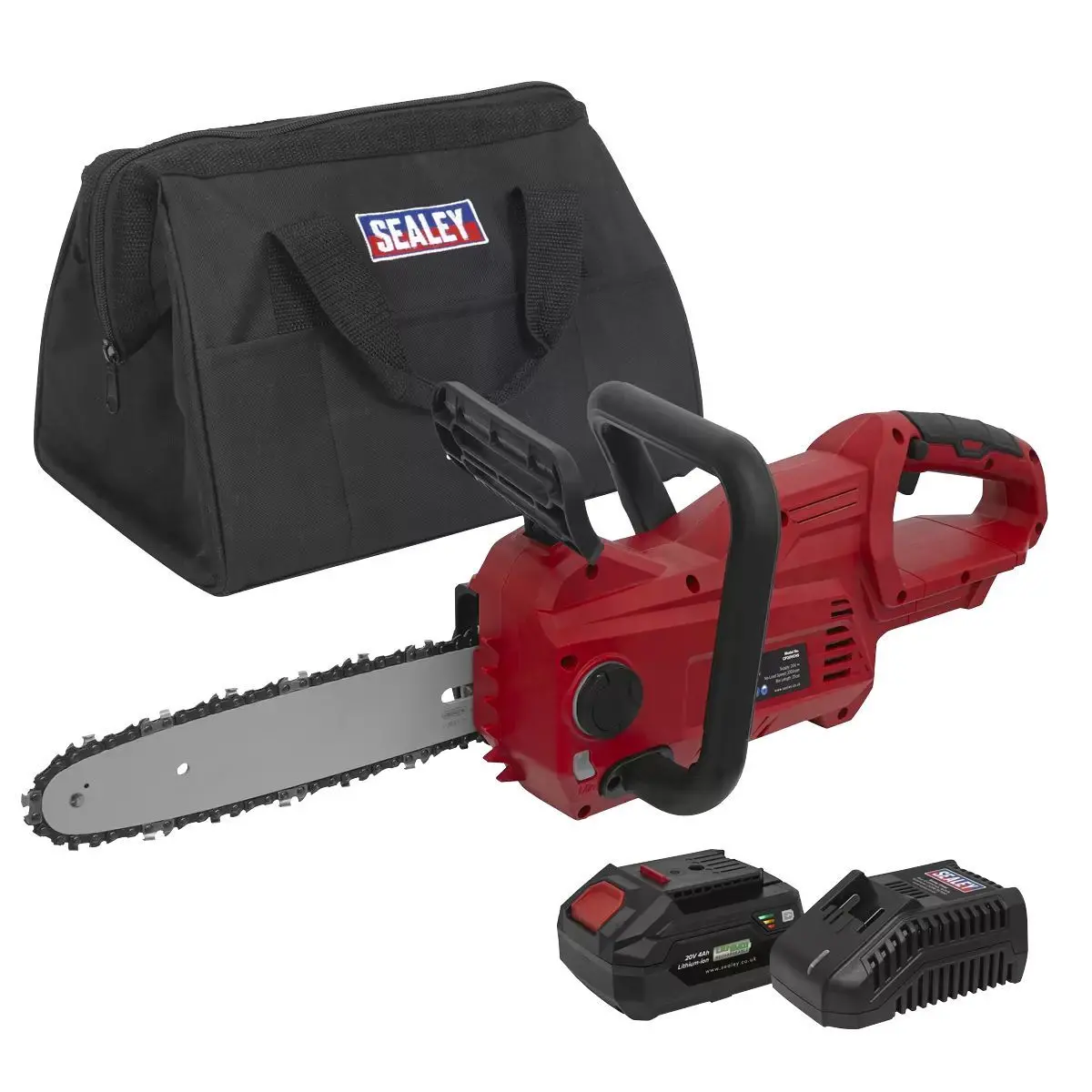 Sealey Cp20vchskit1 Cordless Chainsaw 25Cm 20V Kit 4Ah 1