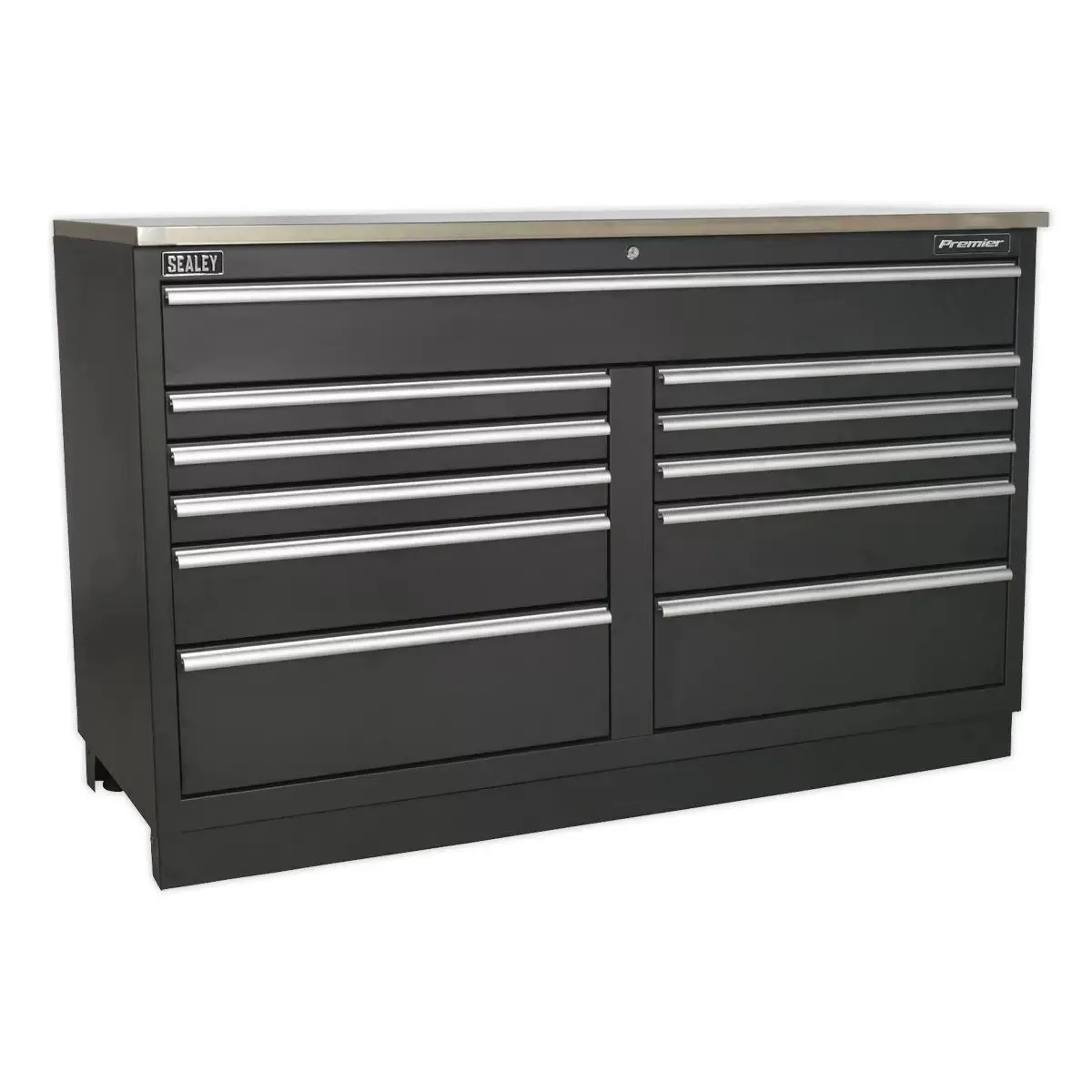 Sealey Apms04 Modular Floor Cabinet 11 Drawer 1550Mm Heavy-Duty 1